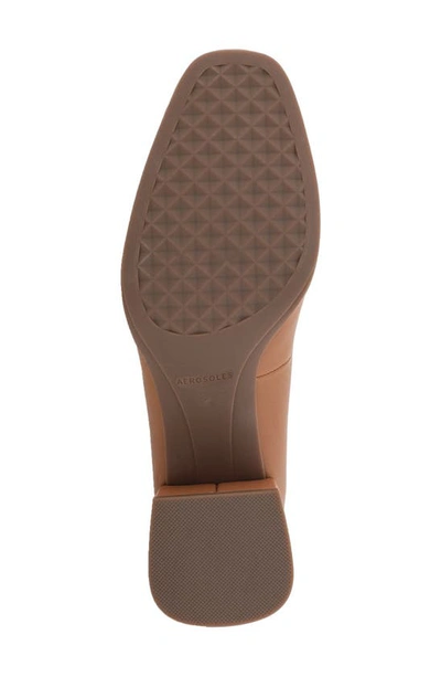 Aerosoles Alae Block Heel Pump In Tan Leather