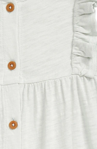 Nordstrom Ruffle Romper In Teal Steam