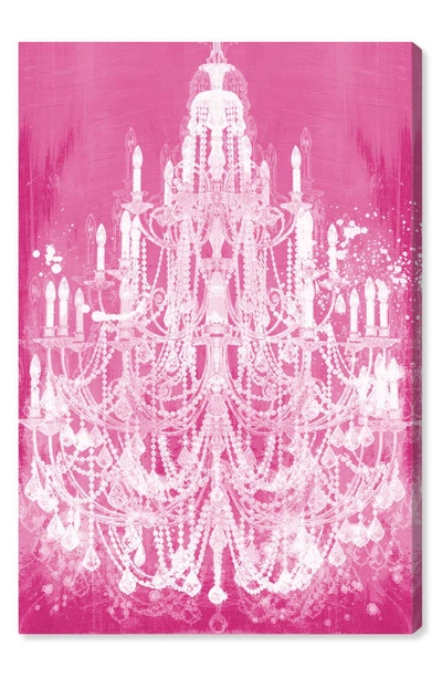 Shop Wynwood Studio Candles Chandelier Canvas Wall Art In Pink