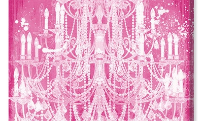 Shop Wynwood Studio Candles Chandelier Canvas Wall Art In Pink