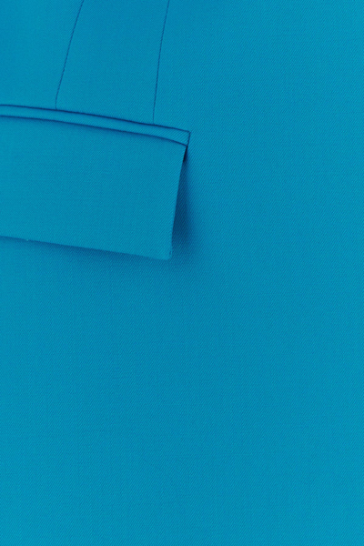 Attico Blue Single-breasted Blazer