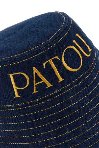 Patou Logo Denim Bucket Hat