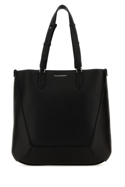 Alexander Mcqueen The Edge Leather Tote Bag