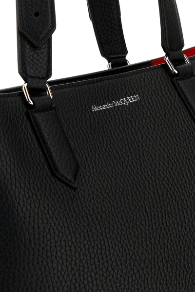 Alexander Mcqueen The Edge Leather Tote Bag