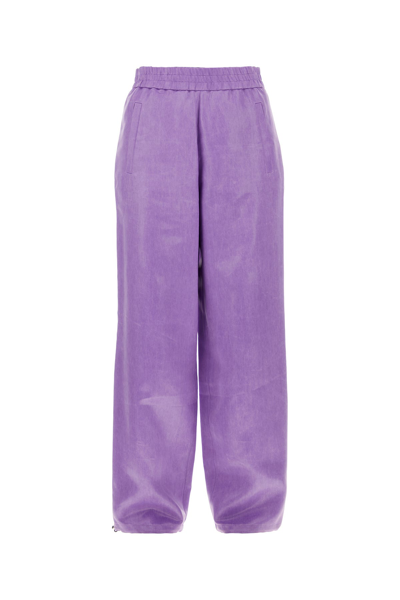 Jw Anderson Drawstring-hem Wide-leg Trousers