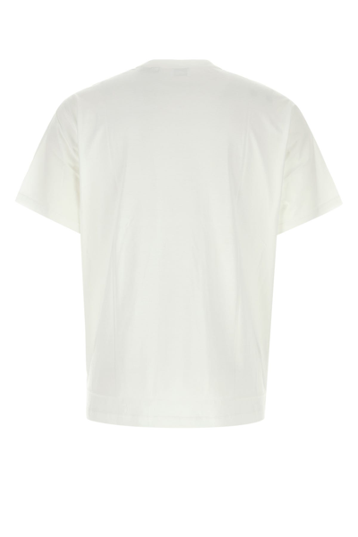 Burberry Tempah T-shirt With Embroidered Ekd In White