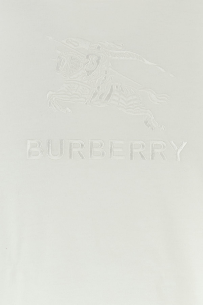 Burberry Tempah T-shirt With Embroidered Ekd In White