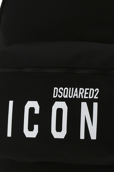 Dsquared2 Be Icon Black Backpack