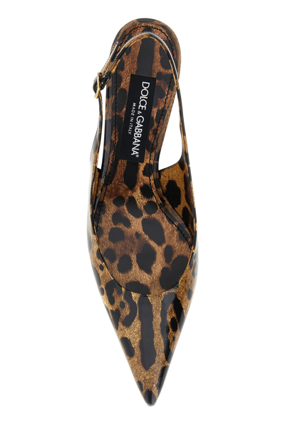 Dolce & Gabbana Scarpe Con Tacco In Pelle Stampata Donna