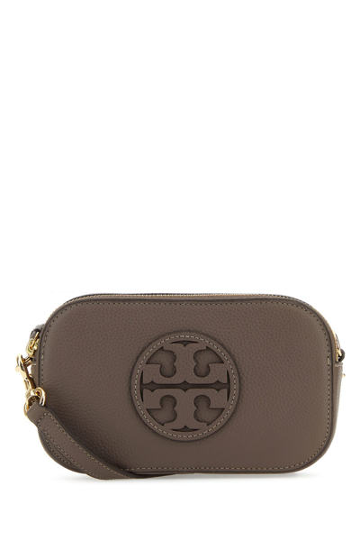 Tory Burch Leather Shoulder Bag With Frontal Logo