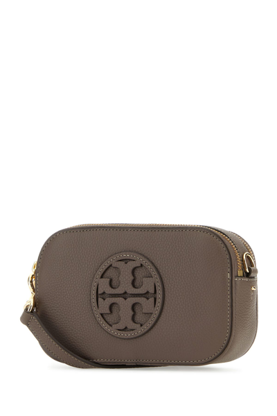 Tory Burch Leather Shoulder Bag With Frontal Logo