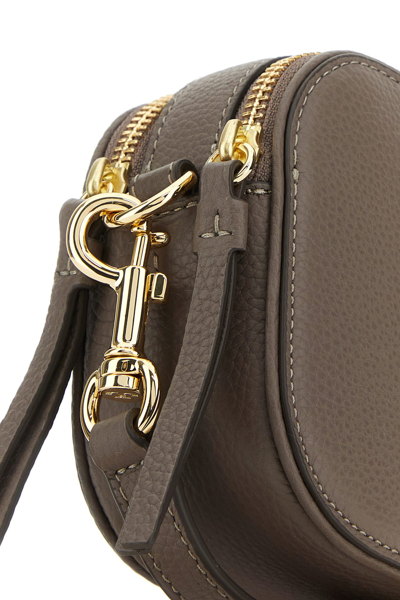 Tory Burch Leather Shoulder Bag With Frontal Logo