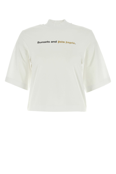 Shop Palm Angels T-shirt-m Nd  Female