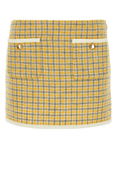 Miu Miu Bouclè Miniskirt