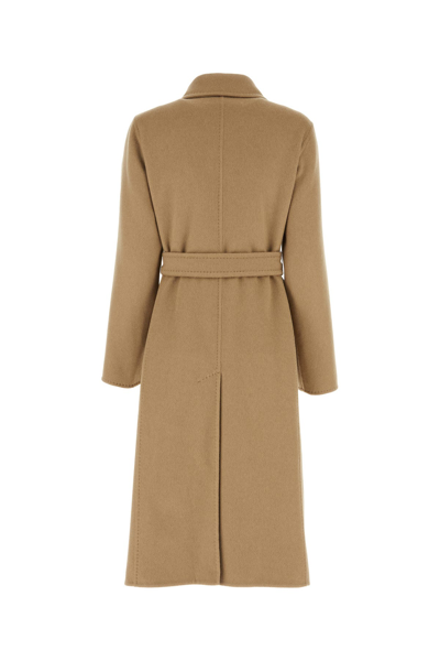 Max Mara Camel Cashmere Artur Coat In Brown