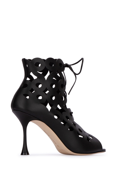 Manolo Blahnik Taralo Heeled Sandals