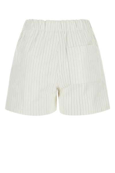 Bottega Veneta Pinstripe Poplin Shorts