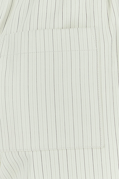 Bottega Veneta Pinstripe Poplin Shorts