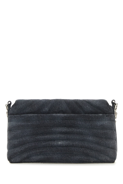 Givenchy Black Denim Medium 4g Soft Handbag