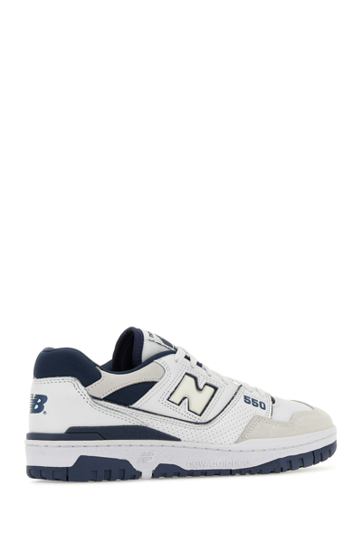 New Balance Two-tones Leather And Fabric 550 Sneakers