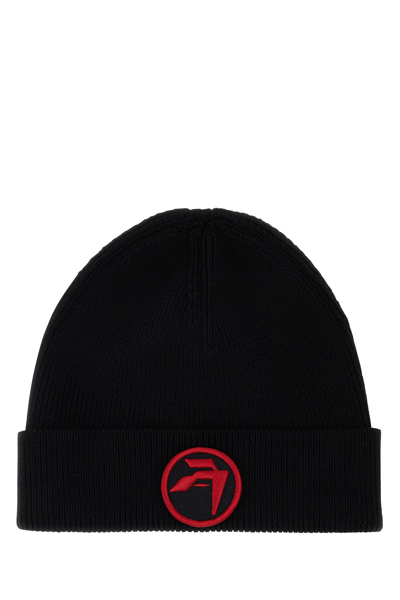 Ambush Foldable Ribbed Knit Wool Beanie