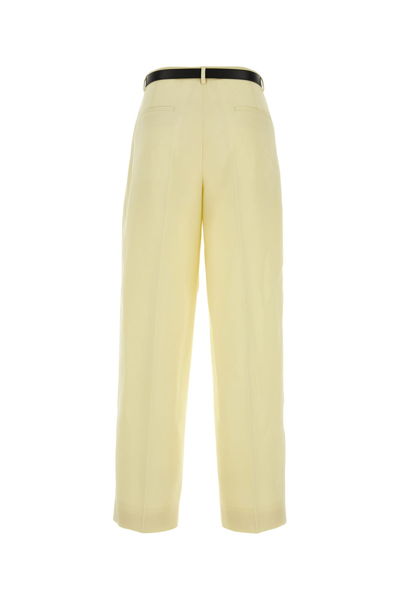Jil Sander Wide-leg Pant In Pure Wool Gabardine