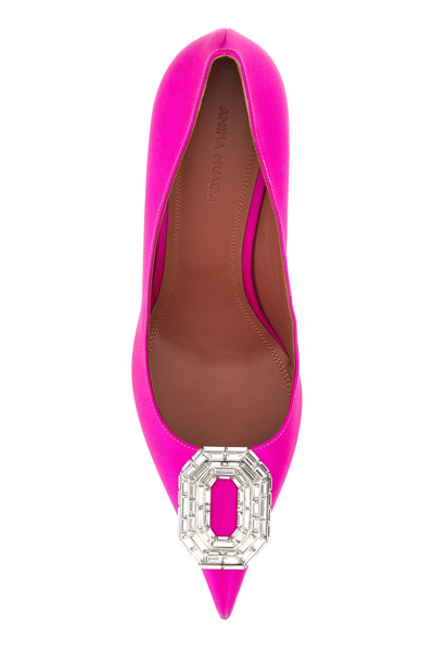 Amina Muaddi Camelia 100mm Crystal-embellished Pumps