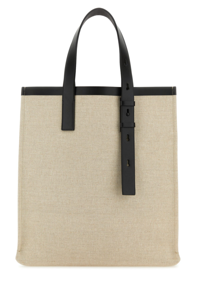 Ferragamo Canvas Tote Bag With Logo