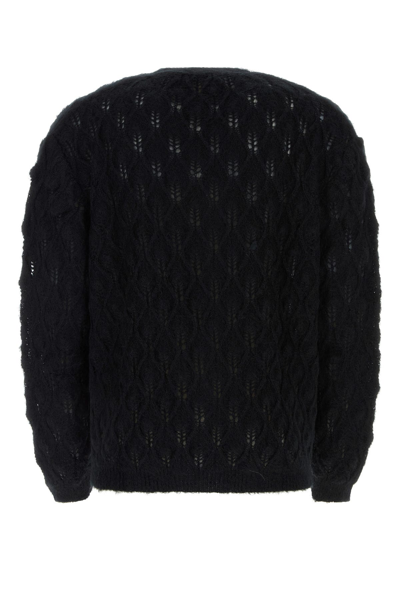 1989 Studio Black Mohair Blend Cardigan