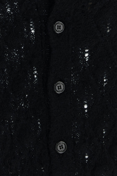 1989 Studio Black Mohair Blend Cardigan