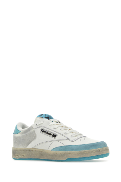 Reebok Two-tone Leather And Suede Club C Sneakers