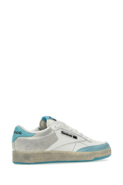 Reebok Two-tone Leather And Suede Club C Sneakers