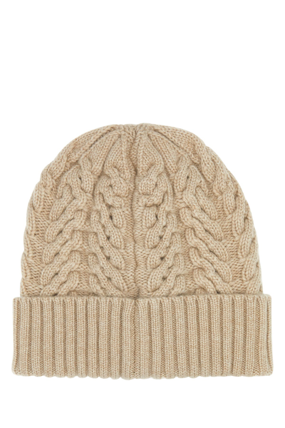 Moorer Cuffia Maria In Cashmere Beige Donna