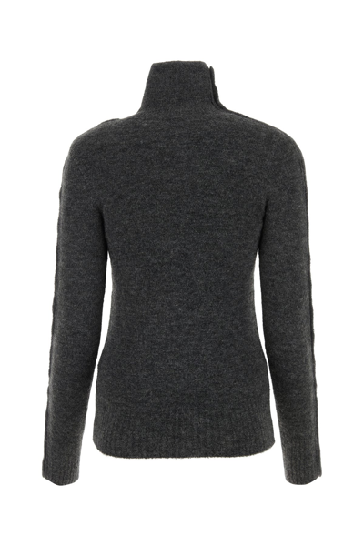 Isabel Marant Women's Anthracite Nylon Blend Malo Sweater