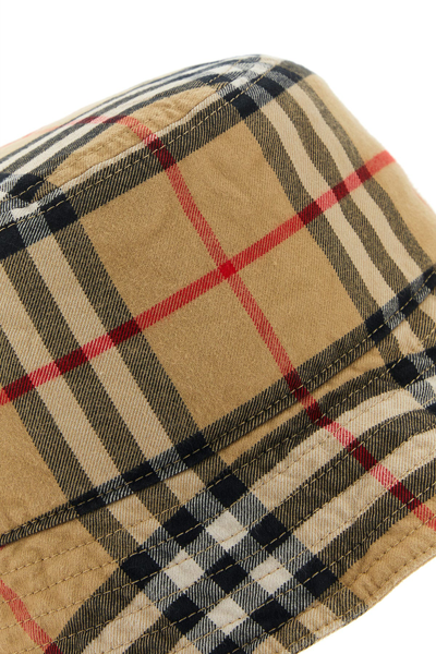 Burberry Check Cotton Bucket Hat