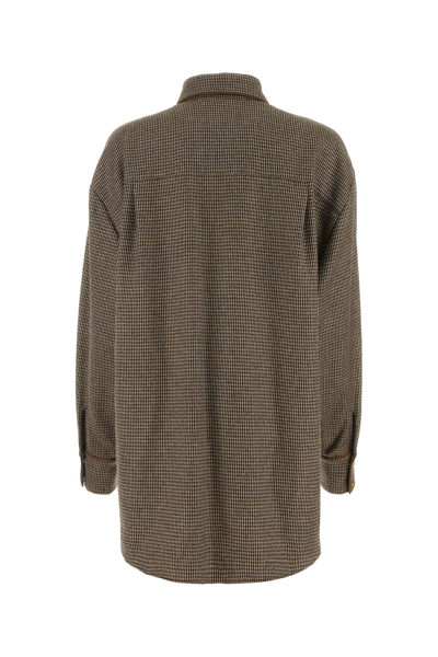 Bally Houndstooth-pattern Oversized Shirt