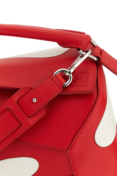 Loewe Red Mushroom Puzzle Crossbody Bag