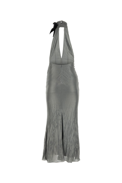 Alessandra Rich Halterneck Open-back Evening Dress