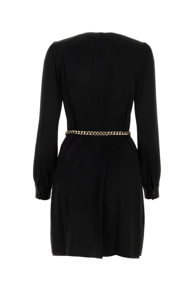 Michael Michael Kors Michael By Michael Kors Black Jacquard Mini Dress