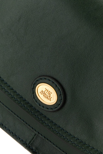 The Bridge Green Bottle Leather Story Crossbody Bag