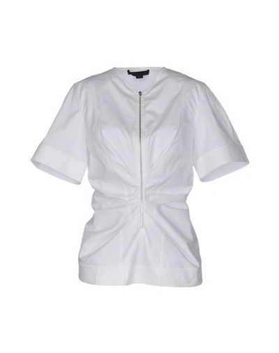 Alexander Wang Solid Colour Shirts & Blouses In White