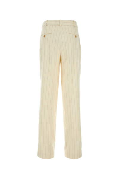 Zimmermann Pantalone Dalla Gamba Ampia Luminosity In Misto Lana Ricamata  Donna