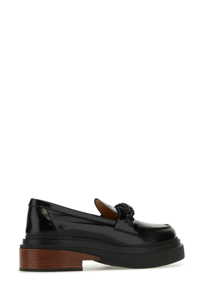Tod's Black Slip On Loafers
