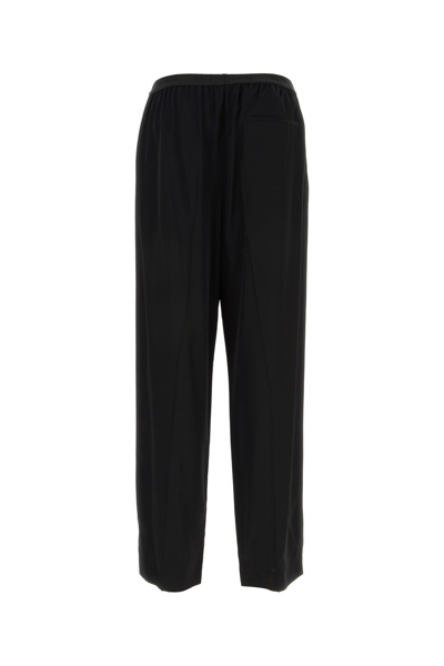 Balenciaga Ironed Pleats Twill Wide-leg Pant