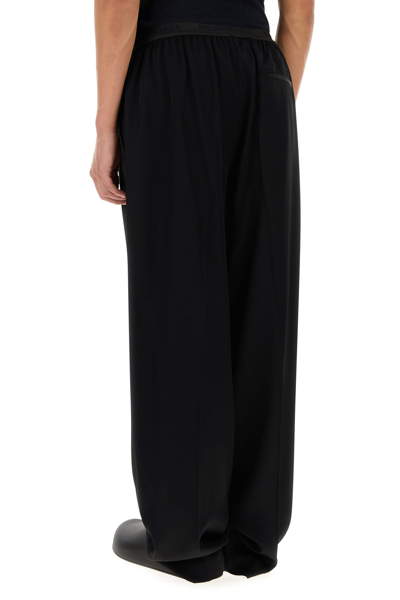 Balenciaga Ironed Pleats Twill Wide-leg Pant