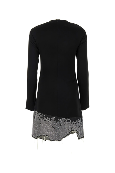 Jw Anderson J.w. Anderson Glitter-embellished Satin Minidress