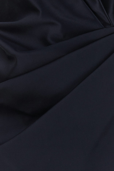 Fendi Abito In Raso Blu Notte  Donna
