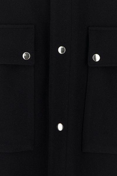 Aspesi Wool Blend Melton Loose Parka