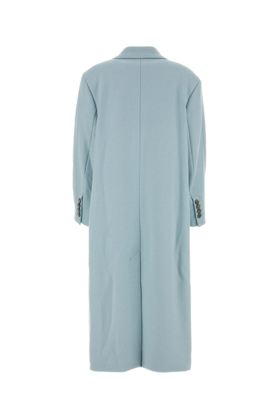 Ami Alexandre Mattiussi Ami Paris Aquamarine Single-breasted Coat