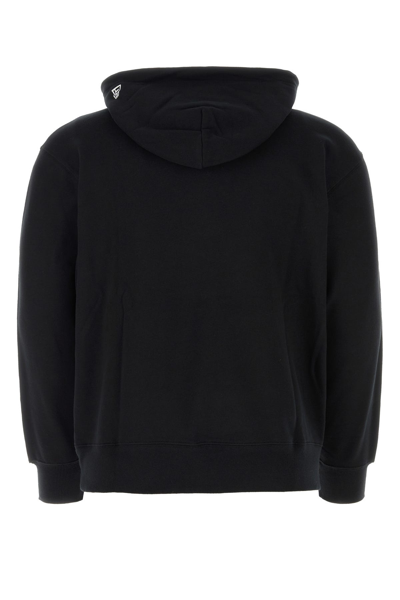 Yohji Yamamoto New Era Hooded Sweatshirt With Logoed Embroidery And Print